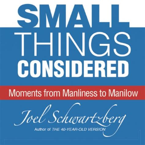 small things considered moments from manliness to manilow PDF