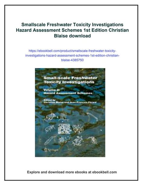 smallscale freshwater toxicity Doc