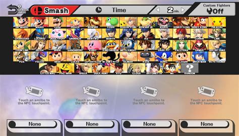 smash 4 roster