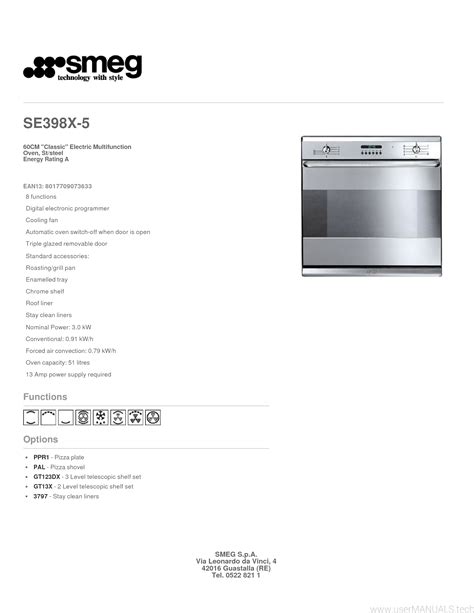 smeg electric cooker manual Epub