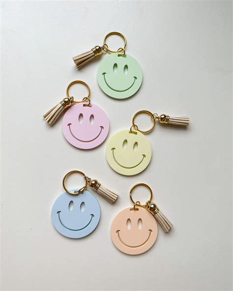 smile keychain