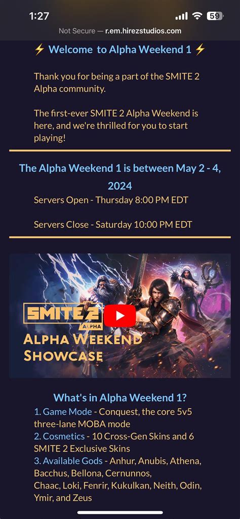 smite 2 alpha code