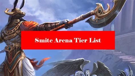 smite arena tier list