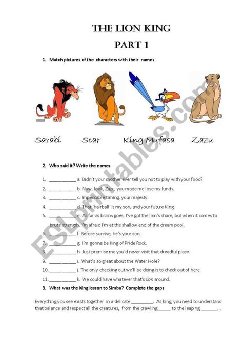 smith life science lion king answers Doc