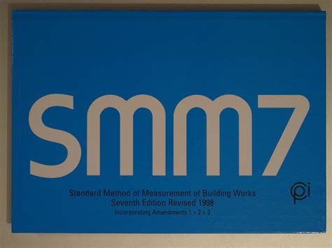 smm7 standard method of measurement of building works PDF