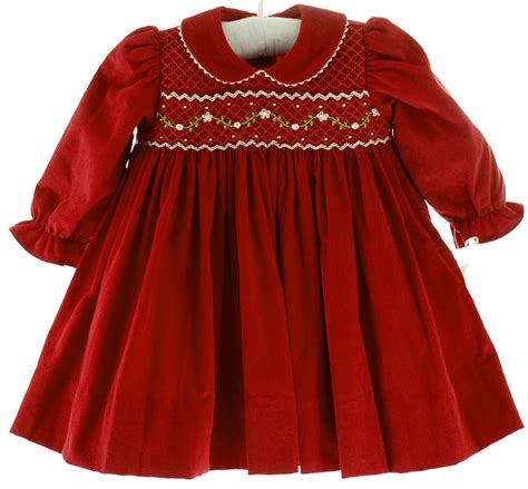 smocked christmas dress