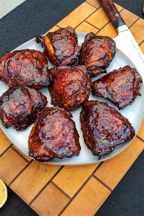 smoked chicken thighs