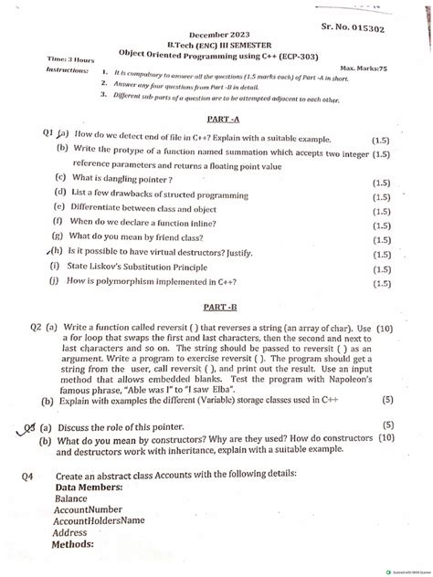 smu model question paper mba 3rd semester Epub