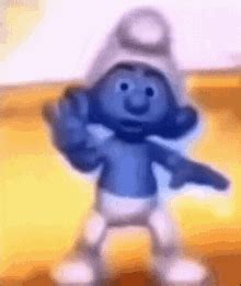 smurf dancing meme