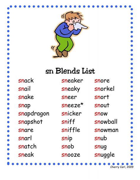 sn Blend Activities - Carls Corner PDF PDF