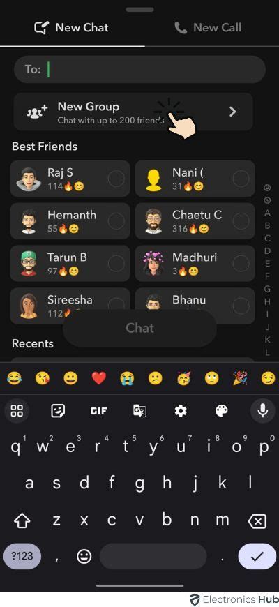 snapchat group chats to join