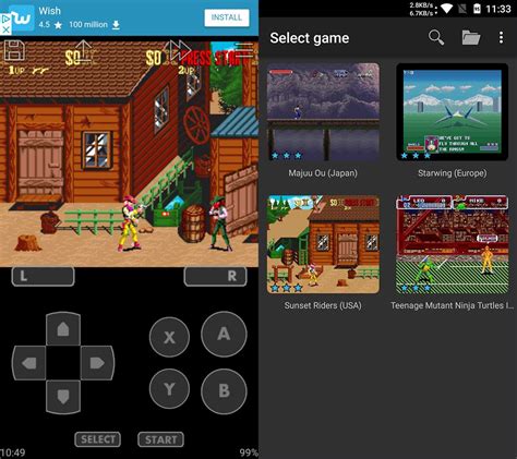 snes emulator android