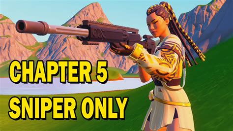 snipers in fortnite chapter 5