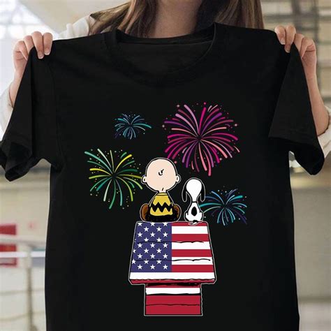 snoopy 4th of july t shirt