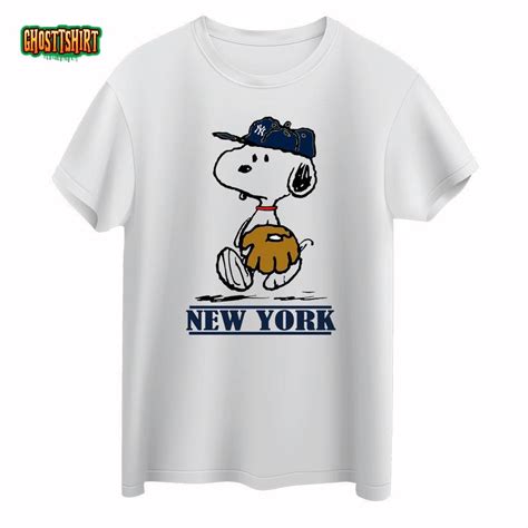 snoopy baseball shirt