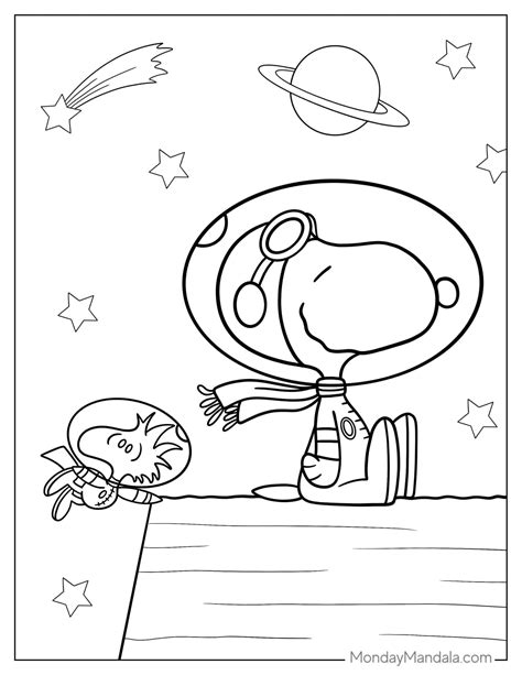 Snoopy Coloring Pages Printable