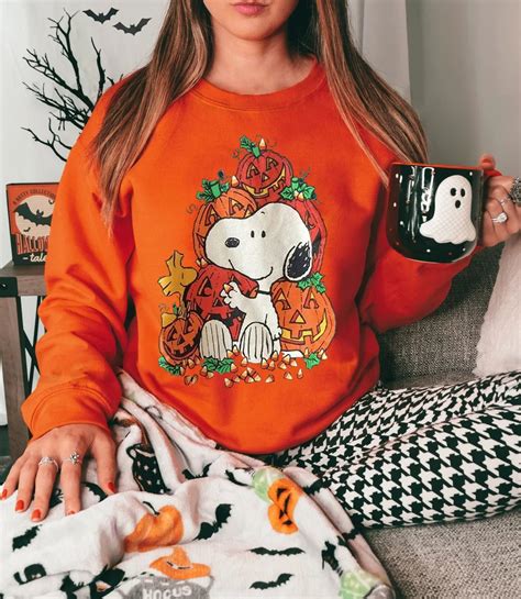 snoopy halloween sweatshirt