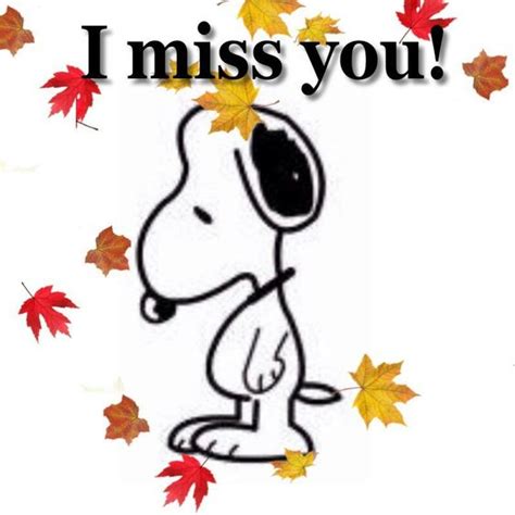 snoopy miss you