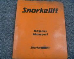 snorkel tb42 service manual Reader