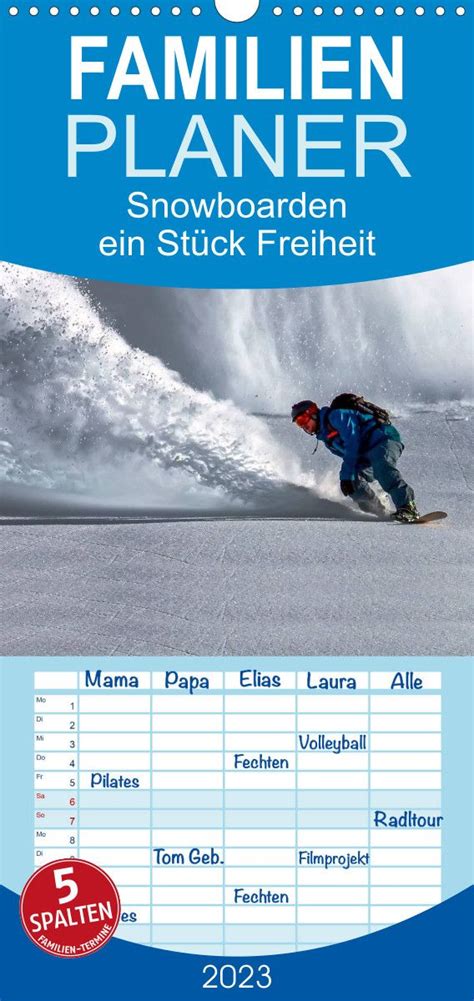 snowboarden wandkalender olympische disziplin monatskalender Kindle Editon