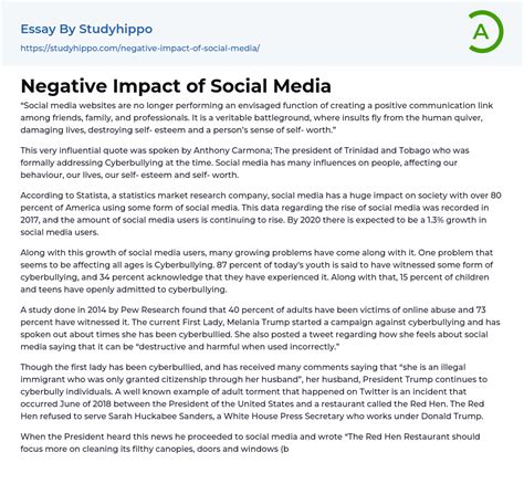 social media is bad essay PDF