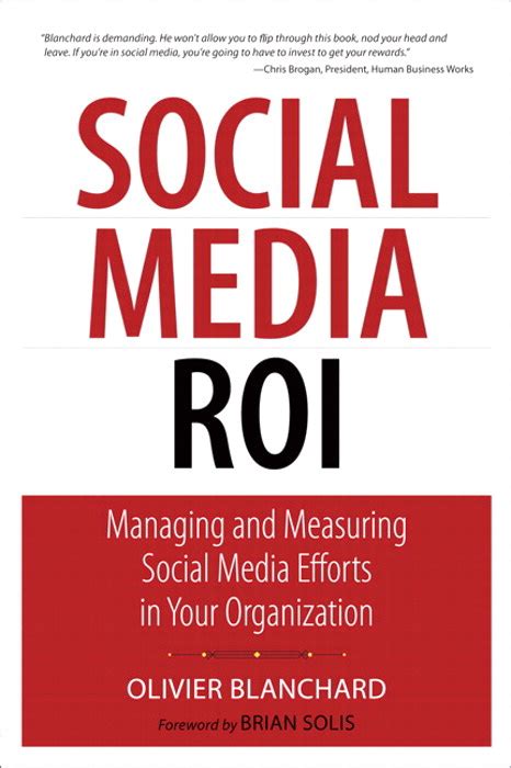 social media roi managing and measuring social media efforts in your organization que biz tech Kindle Editon