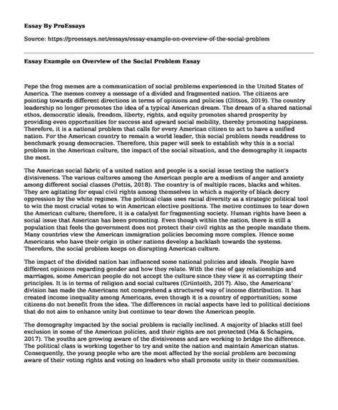 social problem paper ideas Reader