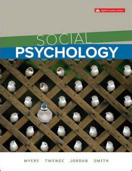social psychology myers jordan 5th canadian edition myers PDF
