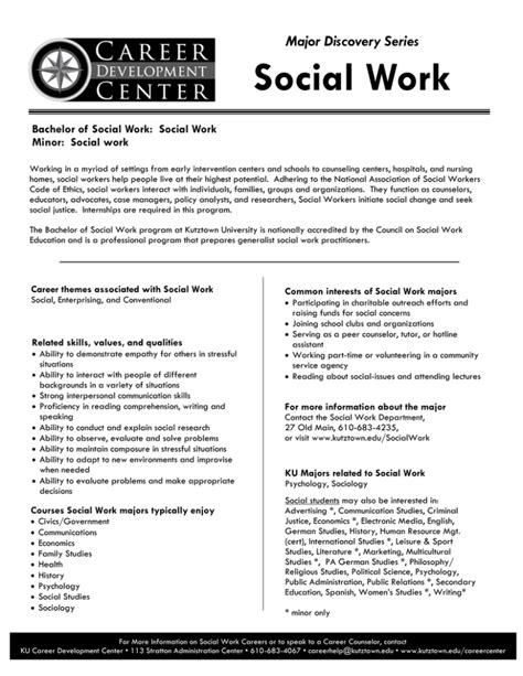 social work is what major