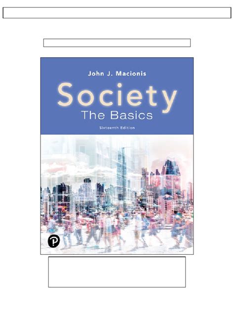 society the basics chapter 10 Epub