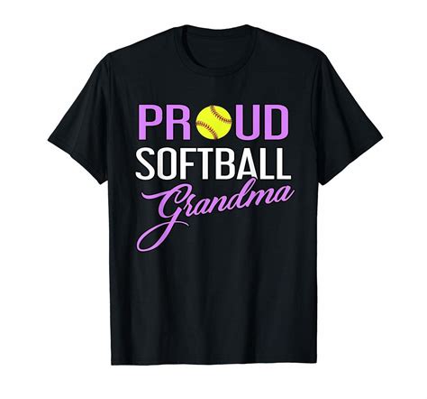 softball grandma t shirts