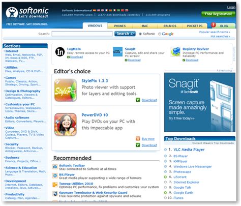 softonic software download PDF