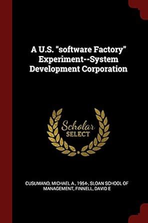 software factory experiment development corporation Doc