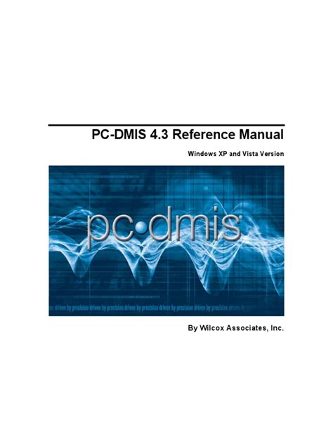 software pc dmis training manual pdf Doc