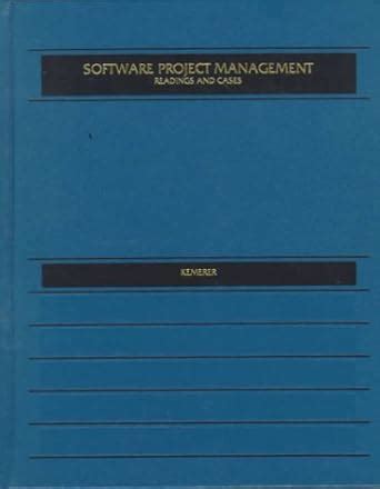 software project management readings and cases Doc