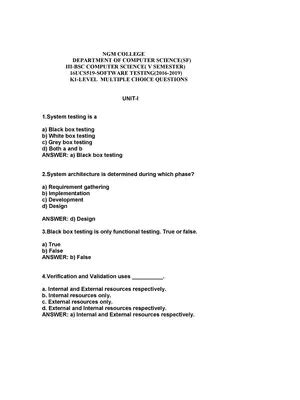 software testing mcq questions and answers Doc