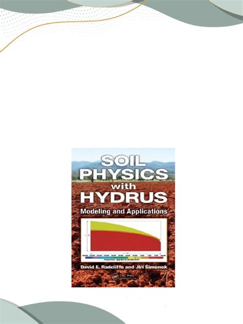 soil physics with hydrus modeling and applications Epub