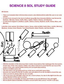 sol study guide 8th grade science Epub
