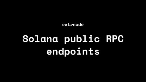 solana public rpc