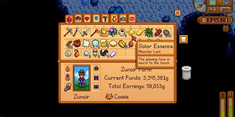 solar essence stardew