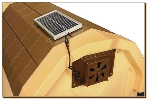 solar powered dog house heater