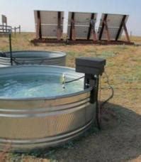 solar stock tank heater