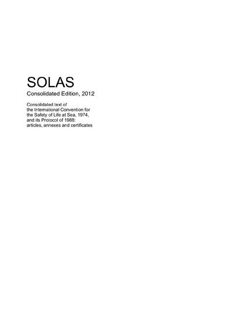 solas consolidated edition 2012 Doc
