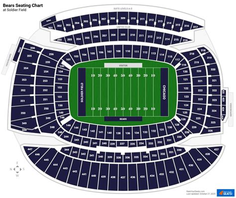 Soldier Field Seating Chart With Rows