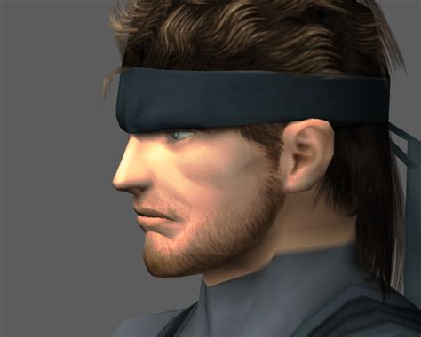 solid snake haircut