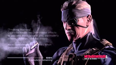 solid snake smoking