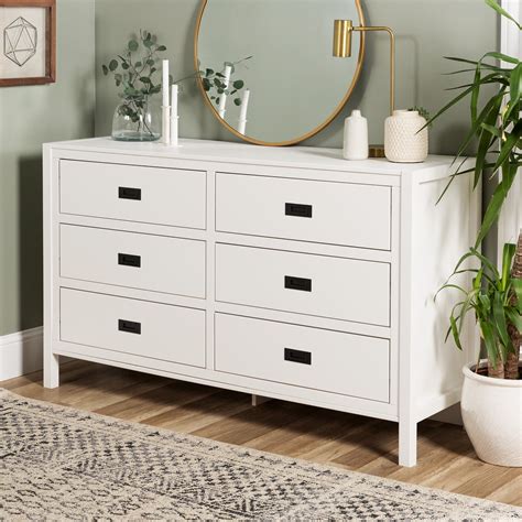 solid wood white dresser