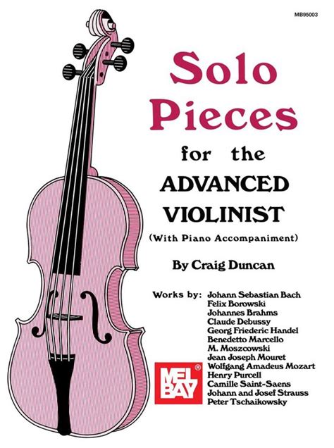 solo pieces for the advanced violinist Reader