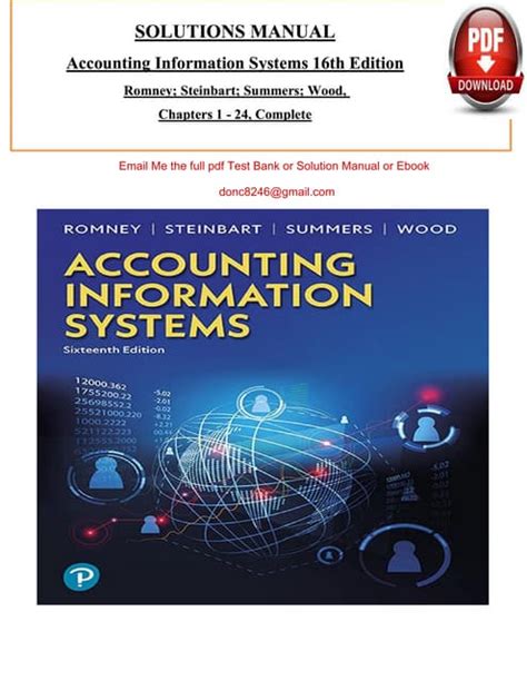 solution manual accounting information systems romney 11th edition Kindle Editon