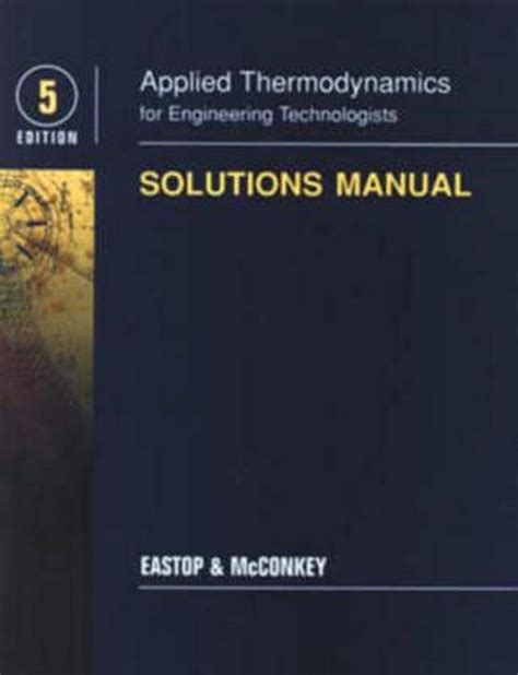 solution manual applied thermodynamics mcconkey PDF